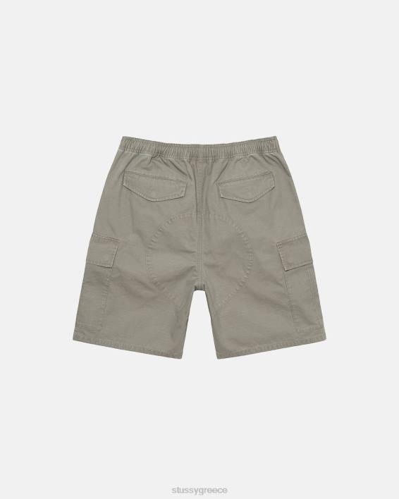 STUSSY ελιά Cargo Short Ripstop με ενισχυμένο πάνελ καθίσματος