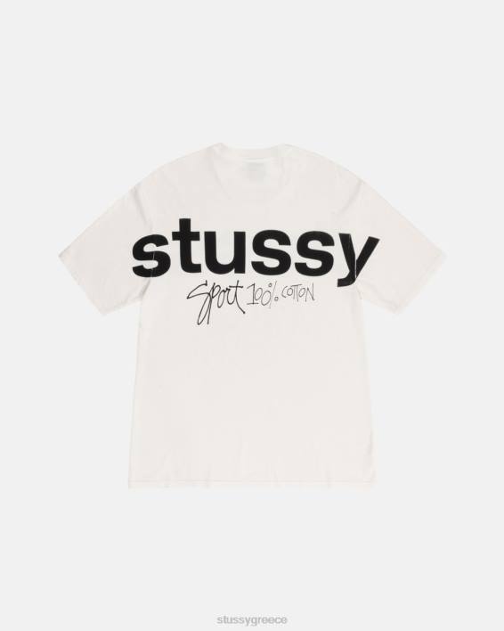 STUSSY φυσικός αθλητισμός βαμμένο μπλουζάκι μοναδικό χρώμα