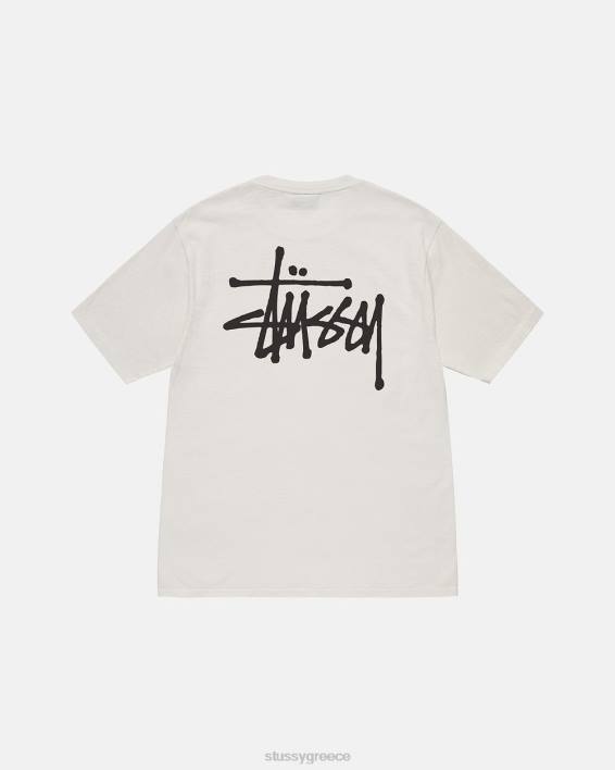 STUSSY φυσικό βαμμένο μπλουζάκι με μοναδικό χρώμα και στυλ