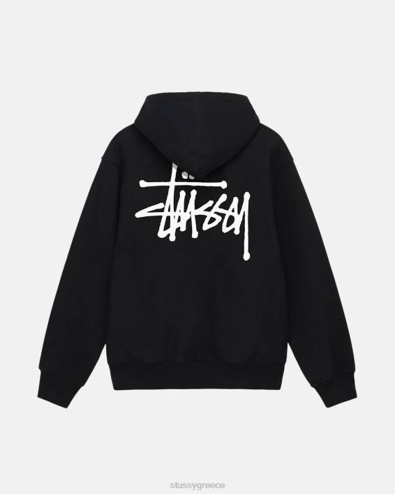 STUSSY μαύρο φούτερ κούκλα με φερμουάρ και φούστες