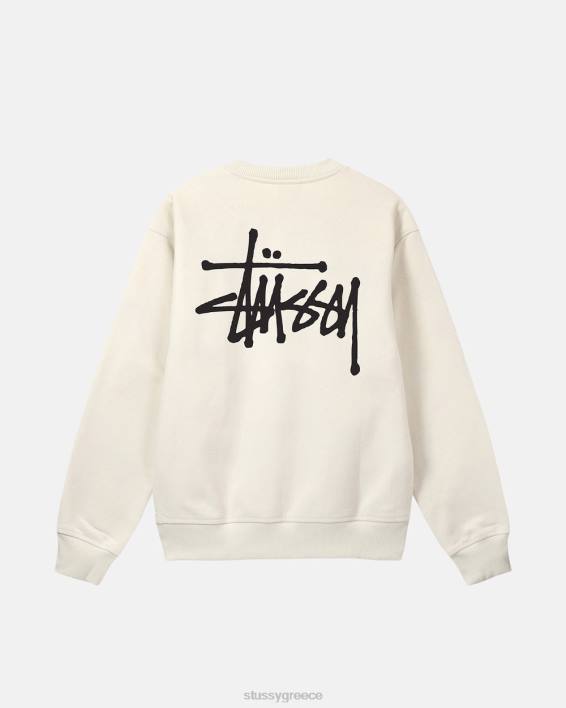 STUSSY πέτρα μακρυμάνικο φούτερ με στρογγυλή λαιμόκοψη