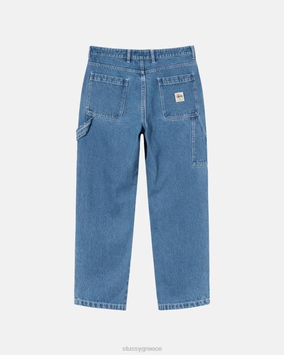 STUSSY μπλε Διπλό γόνατο Denim Παντελόνι Εργασίας Μέγεθος 32