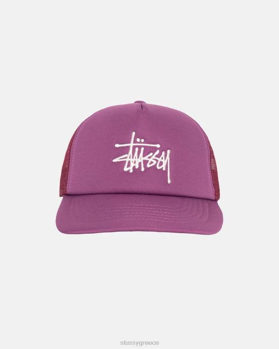 STUSSY δαμάσκηνο καπάκι φορτηγών με Terry Cloth και Snapback