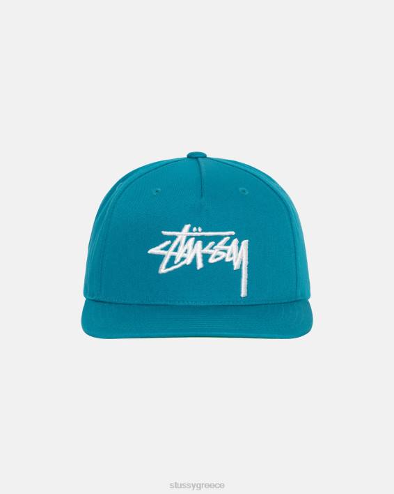 STUSSY μεγάλο καπάκι κορώνας σε σμαράγδι κλασικό 5-panel