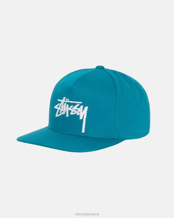 STUSSY μεγάλο καπάκι κορώνας σε σμαράγδι κλασικό 5-panel