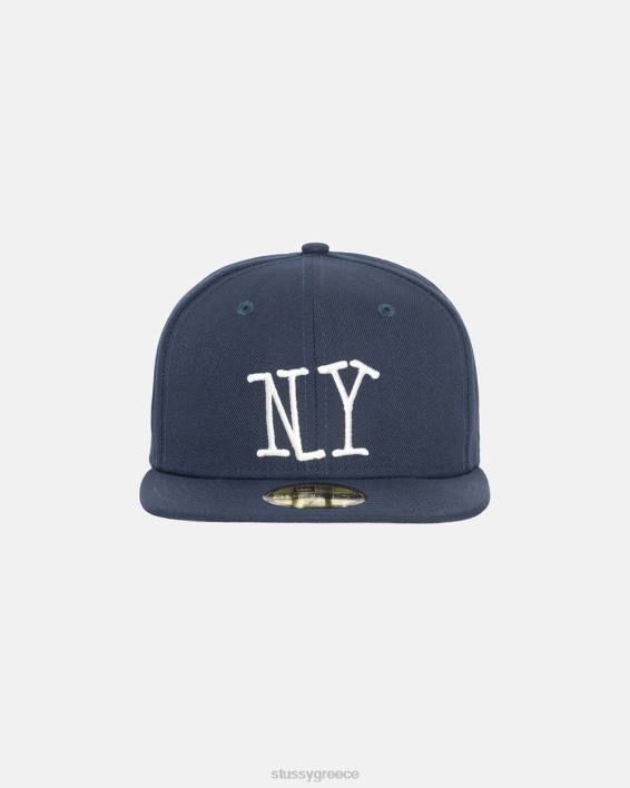 STUSSY ναυτικό καπέλο New Era 59Fifty κεντημένο σε μπλε