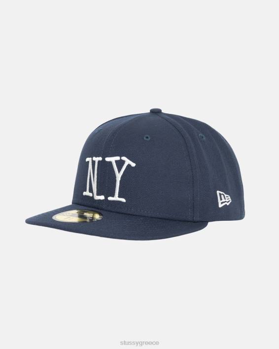 STUSSY ναυτικό καπέλο New Era 59Fifty κεντημένο σε μπλε