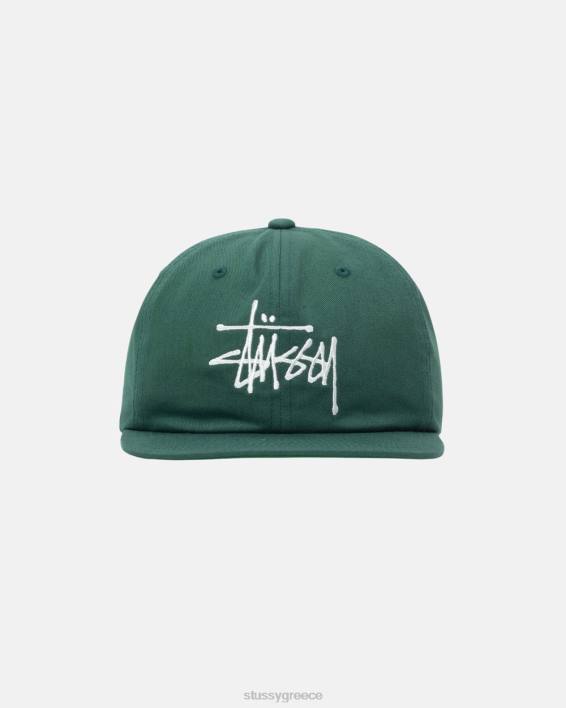 STUSSY καπέλο strapback μεσαίου βάθους από 100% βαμβάκι